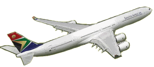 Airbus A320 der South African Airways